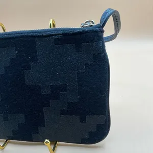 A Very Cute Black Geometric Black Print Kate Spade Purse Zip Pouch thumbnail 3