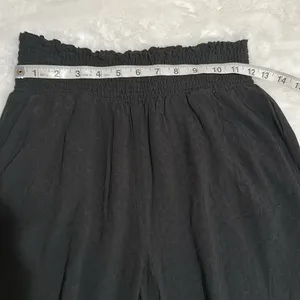 Bobeau Bebop Medium Black Wide Leg Flowy gauze Pants thumbnail 6