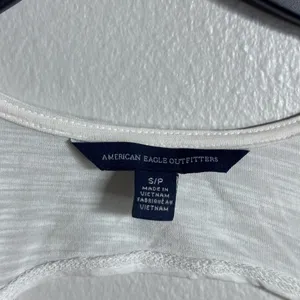 American eagle Women sleeveless white top size‎ S thumbnail 6
