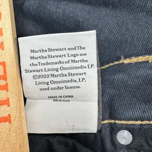 Martha Stewart mid rise cropped flare jean night indigo size 10 inseam 25.1/2 thumbnail 7