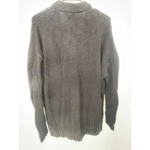 Loft size L Cozy Black Knit Cardigan with ButtonsS-17‎ thumbnail 2