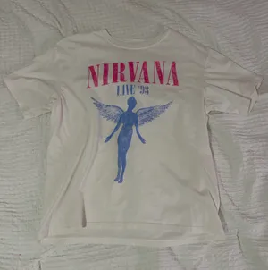 Nirvana tee shirt White thumbnail 1