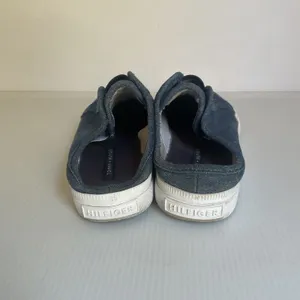 Tommy Hilfiger Women’s Denim Slip On Mule Sneakers Size 5.5 Blue Flag Logo thumbnail 11