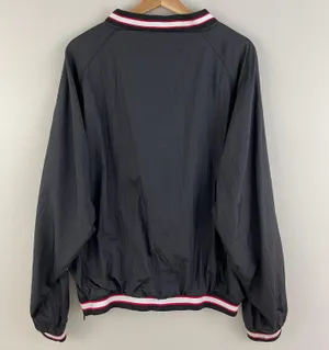 Vintage USA Olympic Black White Graphic Windbreaker Track Pullover Jacket thumbnail 10