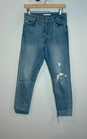Levi's distressed Wedgie Skinny jeans thumbnail 1