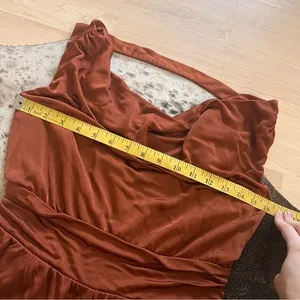 MAEVE‎ NWT Cowneck Enchantment Jumpsuit in Copper Rust Orange Size XS thumbnail 8