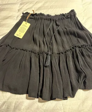 New black Elan flowy mini skirt thumbnail 1