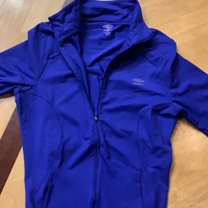 Umbro blue athletic zip up jacket thumbnail 1