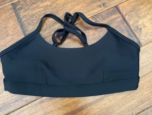 ALO Yoga Black Sports Bra thumbnail 1