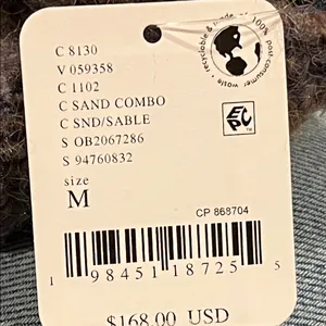 Free People oversized‎ chunky cowl neck Sweater medium thumbnail 5