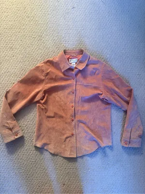 Pendleton Pink suede Button-Down Shirt jacket thumbnail 4