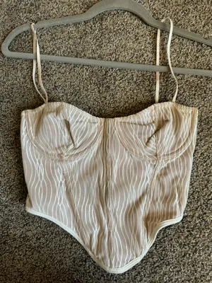 White Fox Corset Top Size S petite thumbnail 2