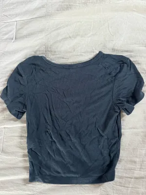 ZARA Top Crop Navy thumbnail 3