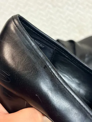 Vtg 90s SKECHERS Womens 6 Chunky Platform Loafers Buckle Black‎ Faux Leather Y2K thumbnail 13