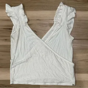 Billabong Girls Like You Cropped Top White Women’s Large thumbnail 2