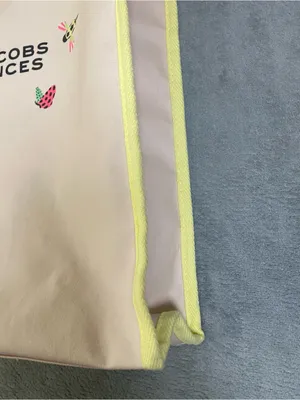 Marc Jacobs Fragrances‎ Pink and Yellow Canvas Tote Bag limited edition thumbnail 5