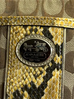 Coach Women’s Sutton Signature Python Swingpack Crossbody Bag thumbnail 4