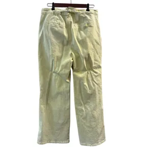 Avec Les Filles Women’s Yellow Wide Leg Jeans Size 32 thumbnail 2