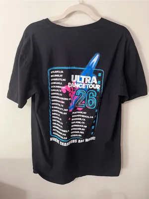 ULTRA Dance Tour Competition Official Event Merch T-shirt 2026 Unisex Adult Sz L thumbnail 2