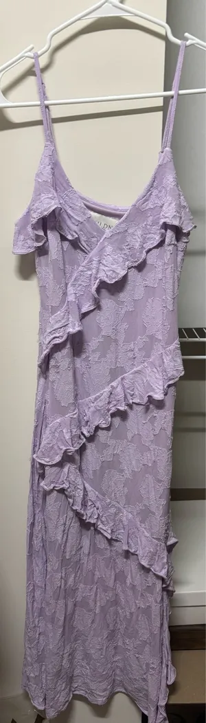 Purple Lacey BHLDN Midi Dress thumbnail 1