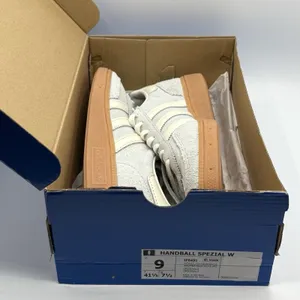 adidas Handball Spezial Womens Grey Wonder Silver Gum Sports Sneaker IF6491 Sz 9 thumbnail 10