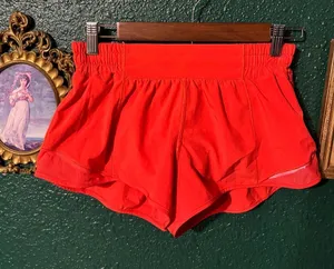 Lululemon Orange Low Rise Hotty Hot Shorts Size 6 thumbnail 1