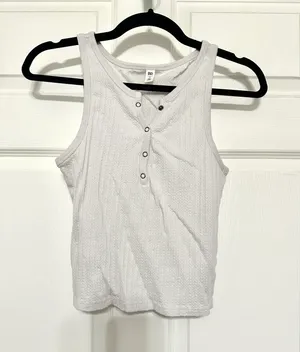Sleeveless Tank Gray Size M thumbnail 1