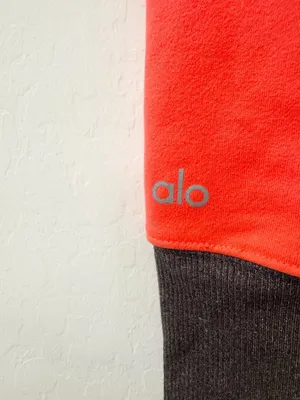 Alo Yoga Goddess‎ Leggings Size Small Pink Heather Ruched Ribbed Sporty Pilates thumbnail 8