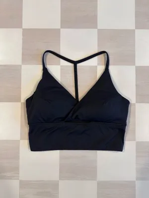 lululemon twist bra long line luxtreme black 4/6 thumbnail 3