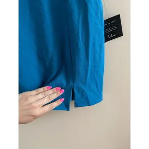 Lulus Social Sensation Blue Square Neck Mini Bodycon Dress Size Small thumbnail 9