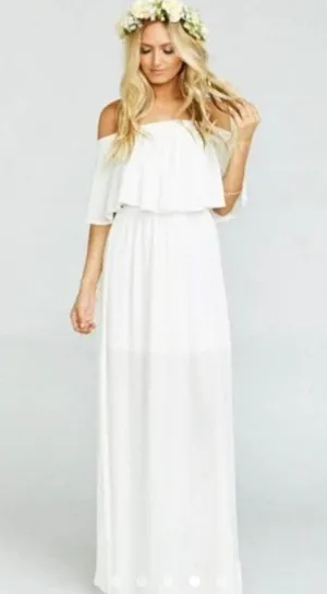 NEW Show Me Your Mumu White Maxi Dress thumbnail 1