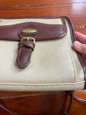 Vintage Liz Claiborne Classic Two-Tone Crossbody Bag Wallet Combo Preppy Y2K 💛🎀 thumbnail 15