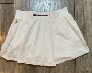 Free People Movement White Skort Tennis Athletic Activewear Skirt Shorts Pocket thumbnail 5