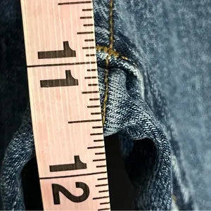 Madewell 90s Straight Leg Jeans‎ High Rise Button Fly Blue Denim Size 24 thumbnail 6