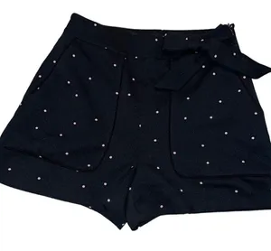 Zara Basic Blue with Yan Polka Dot Shorts Size Small thumbnail 1