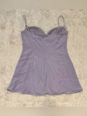 NWOT House of CB Christiana Floral Lilac Purple sundress Minidress sz XL L+ thumbnail 6