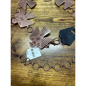 Rockin C Bronze‎ Thunderbird Chain Belt Brown thumbnail 2