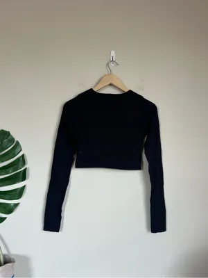 Lululemon Ebb to Street Long Sleeve Ribbed Crop Top thumbnail 12