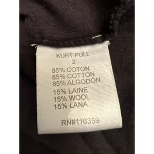 American Retro Grunge Long Sleeve Shirt Cut Outs Brown Gray US Medium/Large Boxy thumbnail 4