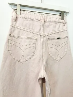 Rollas Sailor Jean Size 24 Pink High Waisted Wide Leg Patch Pocket Pants Retro‎ thumbnail 10