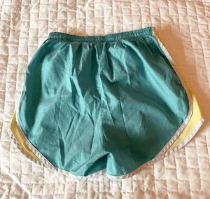 Nike DRI-FIT Blue White And Neon Yellow Tempo Shorts Size XS thumbnail 2