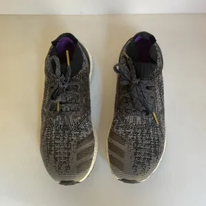 Adidas UltraBoost X Women’s Running Shoes 6.5 Gray Black Knit Sneakers BB4968 thumbnail 5
