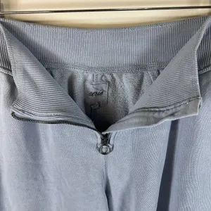 Aerie Blue Pull On‎ Zip Front Relaxed Fit Athleisure Corset Jogger Sz Small thumbnail 4