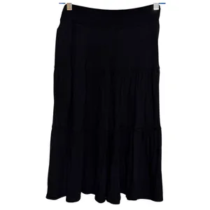 St John’s Bay Quality Apparel Women's Black Skirt Elastic Waist Size XXL thumbnail 2