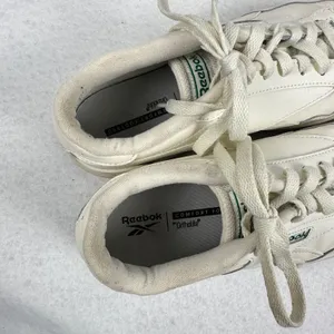 Vintage Reebok Classic White Leather Sneakers Trainers Lace Up Comfort Women 7.5 thumbnail 7