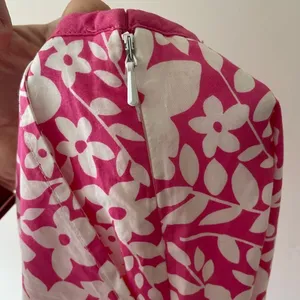 L.L.‎ Bean Pink Floral Skirt Side Pockets Size 20 thumbnail 4