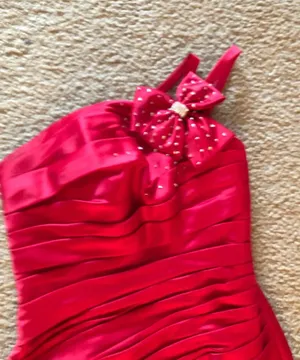 Prom Dress Red Size 2 thumbnail 4