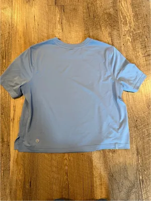 Lululemon Women’s Classic Crewneck Lightweight T‑Shirt in Light Blue thumbnail 4