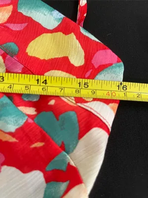BCBGeneration Red Floral Cross-Strap halter Maxi Dress thumbnail 4