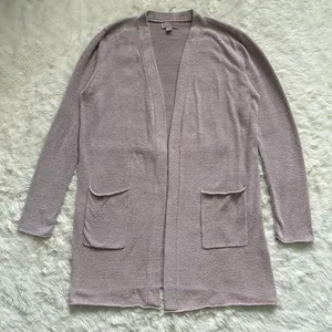 Barefoot Dreams Cardigan CozyChic Lite® Santa Monica Cardi Long Open Front M thumbnail 3
